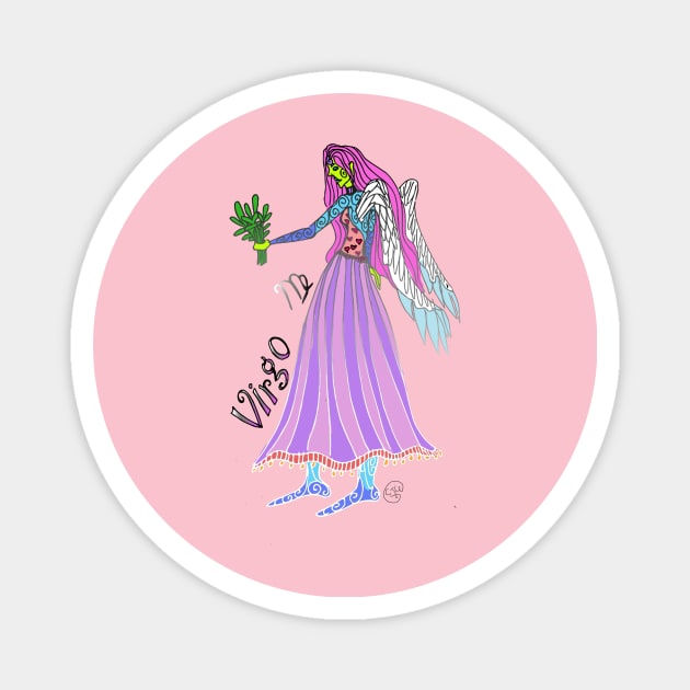 Virgo Magnet by charleyllama